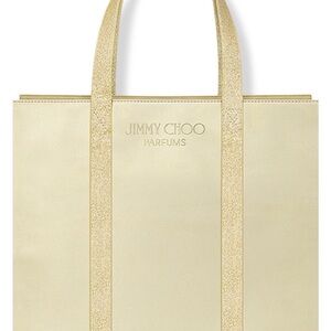 Jimmy Choo Shimmering Gold Large Tote